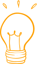 Light bulb icon symbolizing MedXSol's commitment to innovation in medication management and pharmaceutical technology